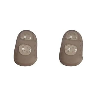 Vokmon 2 Ensemble de Silicone Guitar Fingertip Finger Guards Transparent Protecting Picks Gris L - Les Beatles, Paul McCartney, John Lennon, RIngo Starr, George Harrison