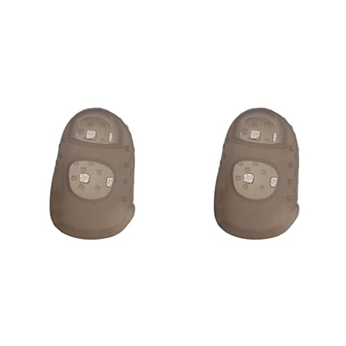 Vokmon 2 Ensemble de Silicone Guitar Fingertip Finger Guards Transparent Protecting Picks Gris L - Les Beatles, Paul McCartney, John Lennon, RIngo Starr, George Harrison Vokmon 2 Ensemble de Silicone Guitar Fingertip Finger Guards Transparent Protecting Picks Gris L