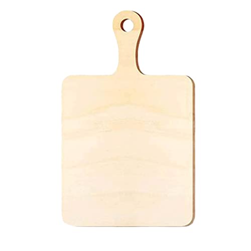 AOFCESQY Tabla de Cortar Tabla de Cortar Tabla de Cortar de Madera Tabla de Cortar Vajilla Bandeja para Servir para Hornear Paleta rústica Tabla de Tallado de Madera Bandeja de encimera (Cuadrada)