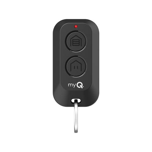 Chamberlain Genuine myQ 2‑Button Keychain Garage Door Remote – Compact Universal Remote, Long Range Performance, Works with Chamberlain, LiftMaster & Craftsman Garage Door Openers