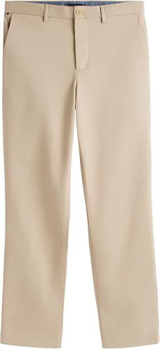 Tommy Hilfiger Herren Chino Hose Dover Essential Twill Relaxed Fit, Beige (Sandalwood), 29W/34L – Ansicht 6