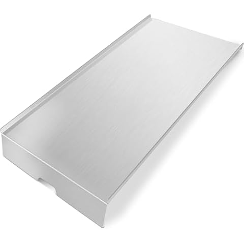 Unidanho Drip Tray for Traeger 34 Pro Series Grease Pan Replacement Parts KIT0786 BCA006 Eastwood Texas Elite Pellet Smoker Grill Heavy Duty Heat Baffle Diffuser Stainless Steel BBQ Accessories Cover