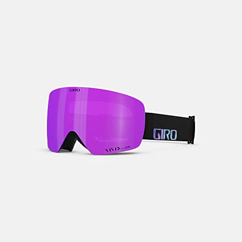 Giro Contour RS Ski Goggles - Snowboard Goggles for Men & Women - Black Chroma Dot Strap with Vivid Pink/Vivid Infrared Lenses