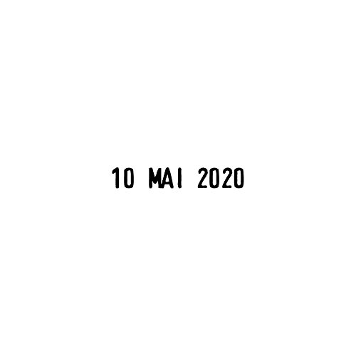 Trodat - Kit Tampon Encreur - Dateur Pour Marquer les Œufs - Encre Rouge - Certificat de Qualité de l'Encre Livré