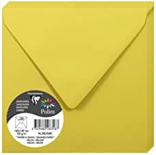 Clairefontaine - Ref 5586C - Pollen Adhesive Envelopes (Pack of 20) - C6 Sized, 120gsm Paper, Printer-Compatible, Acid Free, Adhesive Strip for Easy Seal - Intensive Red