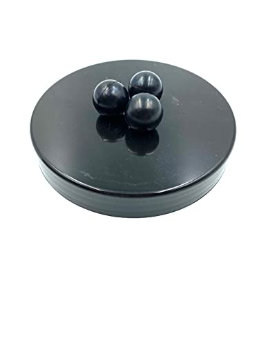 Rubber Balls in .50 Caliber 100 x Hochwertige 1,6 Gramm Hart Gummi Kugeln Reusable Paintballs für Selbst- und Heimverteidigung Training Pistolen in 50 Kaliber