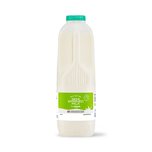 by Amazon British Semi Skimmed Milk 2 Pints 1.136L