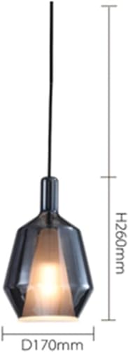Lampe suspendue bleue créative pour briser la monotonie de votre salon