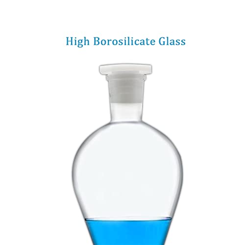 Fslab HD-LA-0202 Borosilicate Glass 1000Ml Separating Funnel Heavy Wall Conical Separatory Funnel With 24/40 Joints And Ptfe Stopcock Lab,Food,Pear thumb #2