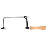 TOBBOMEY Multifunktionaler Schmuck bogensäge Holzgriff Präzisionssäge für Holzschneide DIY...