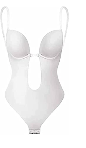 TTBDBFH Body feminino de costas nuas, modelador de corpo com controle de barriga, modelador corporal