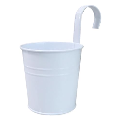 Nudorpn Macetas Colgantes, plantador de cercas - Macetas Reutilizables con Ganchos Desmontables | Suministros de jardín robustos, decoración del hogar para la barandilla, la, el balcón