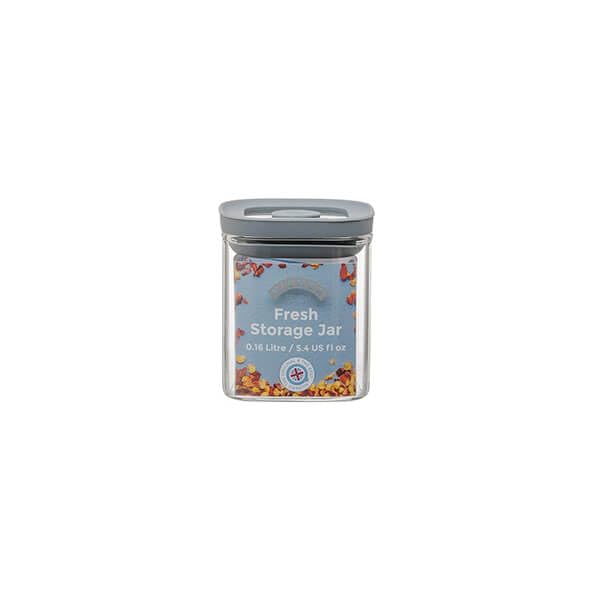 Kilner Fresh Storage 160ml Airtight Glass Spice Jar Durable Vacuum Seal Lid BPA-Free Glass for Herbs Spices Pantry Cupboard Kitchen Organisation - Image 2