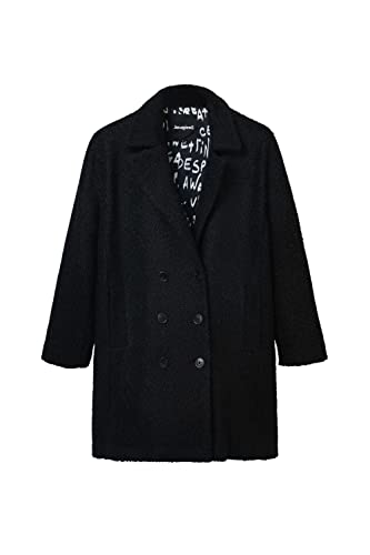 Desigual Desigual CHAQ_London, 2000 Black Cappotto, XL da Donna