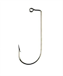 Eagle Claw Aberdeen 90 Degree Round Bend, Heavy Wire Jig Hook, Forged Point, Freshwater and Saltwater, Pack Of 100