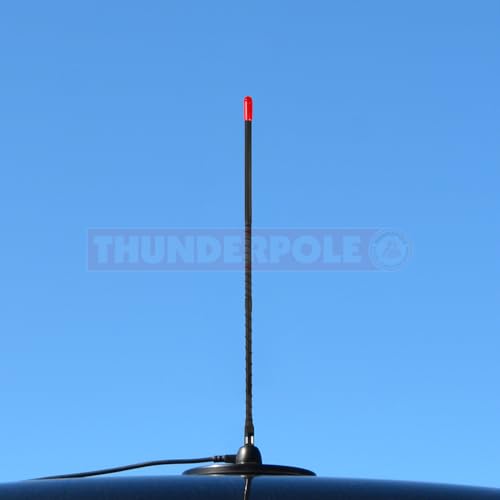 CB Radio Antenna | Thunderpole Thunderstick 2 AM/FM/SSB 27 MHz Pre-Tuned Mobile Aerial - Image 3