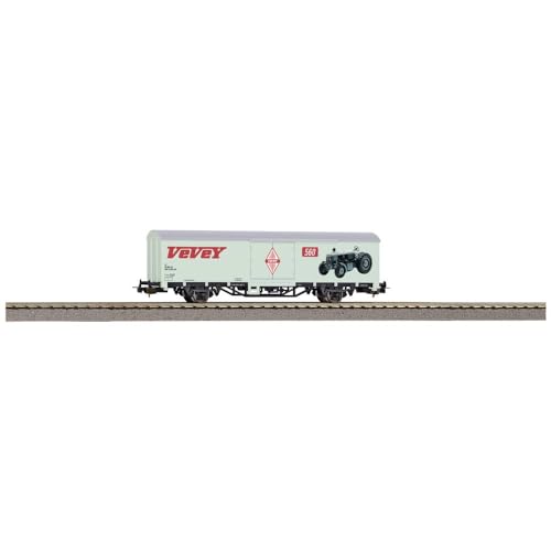 Véhicule de marchandises couvert Vevey CFF pour animer vos gares miniatures H0