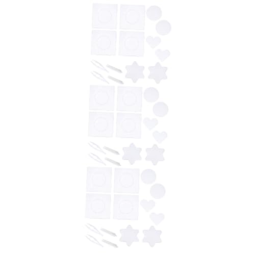 ifundom 42 Peças mini pegboards de contas derretidas ferramenta de contas de artesanato para criança