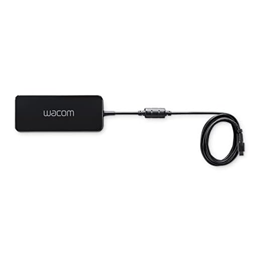 Wacom Grafiktablett-Alimentatore MobileStudio PRO Power Adattatore Nero