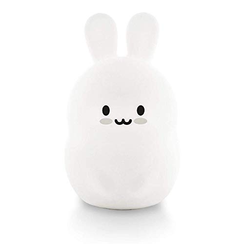 LED Nursery Night Lights for Kids: LumiPets Cute Animal Silicone Baby Night Light