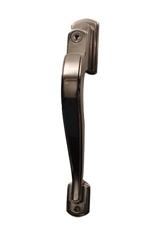 Wartian Lock PH-8000 Storm Door Handle Set (Satin Nickel) - Amazon.com