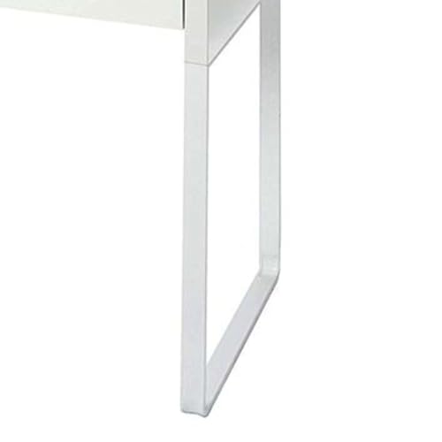 Miniatura 6 de Habitdesign Mesa Escritorio Con 2 Cajones, Mesa De Despacho, Mesa De Oficina, Modelo Touch, Color Blanco Artik, Medidas: 138 Cm Ancho X 50 Cm Fondo X 75 Cm Alto