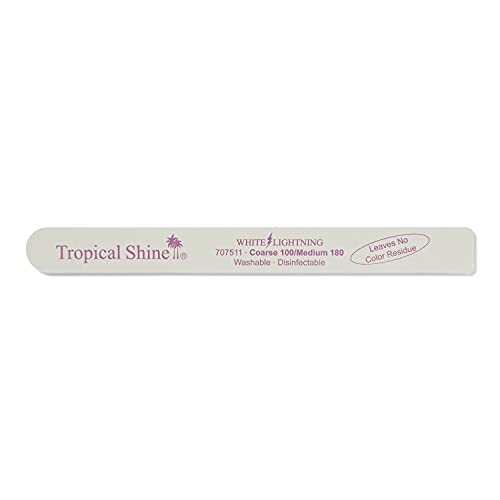 Tropical Shine White Lightning Cushion File Coarse/Medium