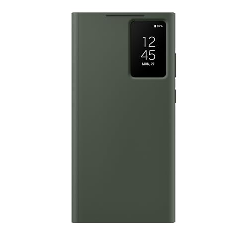 docomo select Galaxy S23 Ultra SC-52D �P�[�X �蒠�^ �O���[�� �J�o�[������܂܊ȒP���� ���[ Smart View Wallet Case �J�o�[