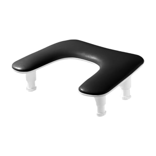 Generic サロンネイルアートハンド - ルーヘスタロンハンドルームル枕と形状調整可能な高さ4.92インチから5.91インチネイルアートマニュアル, 黒