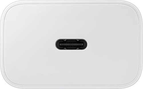 Image of 25W Type C (New 2025 Model) Super Fast Samsung Charger, with USB C to C Pin Cable for Galaxy A16|F16|M16|A06, F06|M06|A15|F15|M15|F05|M05|M35|F35|A35|A14|F14|M14|5G, 25-watt Charging Adapter