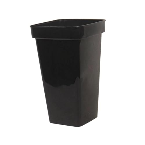 Vase moderne incassable en polypropylène noir L pour centre de table - 8