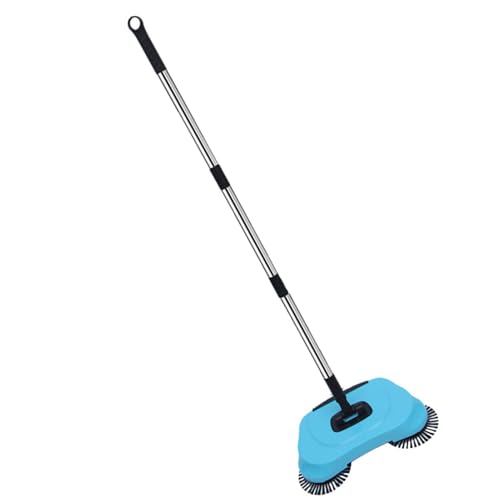 Barredora Piso Empuje Manual, Barredora Piso De Empuje Manual - Escoba Aspiradora No Eléctrica | Herramientas De Limpieza De Pisos, Barredora con Mango Ajustable para Limpiar Pelo De Mascotas