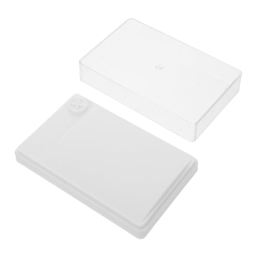 LRXIYODE Paleta Magnética para Extensiones de Pestañas, Bandeja Acrílica Portátil 10x6,6x2,5 Cm, Organizador Compacto para Pestañas Postizas con Soporte para Pegamento, Uso Profesional