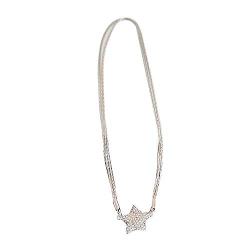 Bijoux en zircone et petite chaîne délicate scintillante TQHGM