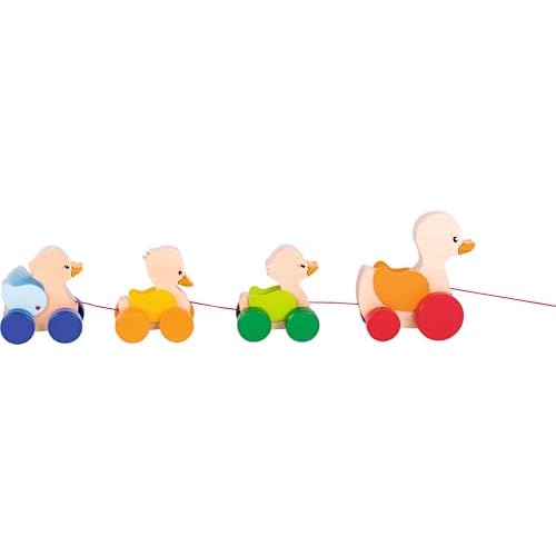 Goki 54988 Ziehtier Entenfamilie