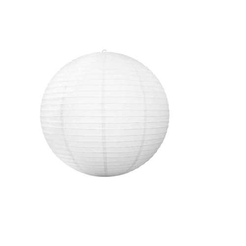 Pantalla redonda de papel para lámpara de techo, pantallas tradicionales para decoración, cubierta de lámpara colgante de papel vintage (40 cm)