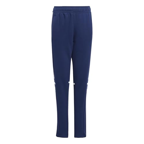 adidas Unisex Kinder Squadra25 Sweat Kids Pants, Team Navy Blue 2/White, 9-10 Years
