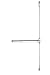 TACO ED-VR531-AL Series Trans Atlantic ED-VR531 Panic Exit Device with a Vertical Surface Rod in Aluminum,