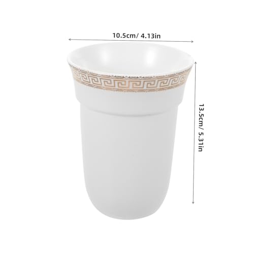 Brosse toilette céramique et support antidérapant pour WC - 3