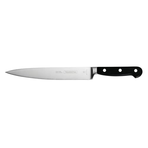 Tramontina Pro Series Forged 8-Inch Carving Knife, Stain-free High-Carbon Steel Kitchen Knives for Slicing Brisket and other Meats