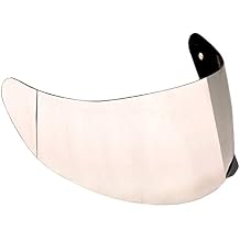 1Storm Motorcycle Dual Visor Full Face Helmet Shield Model HJK316 Chrome Visor