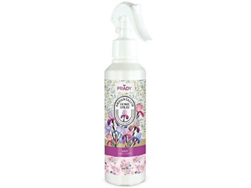 PRADY - Ambientador Home Spray - Lily - 220 ml - Aroma Fresco y Floral para tu Hogar