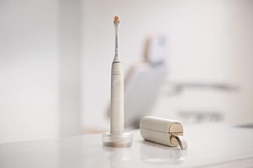 مراجعة Philips Sonicare 9900 Prestige HX9992/21 — فرشاة كهربائية ذكية SenseIQ مدعومة بالذكاء الاصطناعي، شامبين ومعتمدة لمقابس الإمارات 3 سنون - الصورة 5