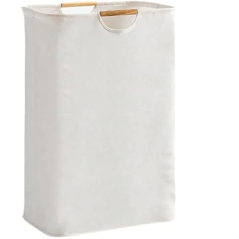 Cesto para Ropa sucia YHZHEN 72L con Mango de Madera XL Cover