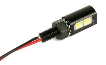 PilotLights 12 Volt DC Instrument Panel Light, Post Light - White LED, 12VDC