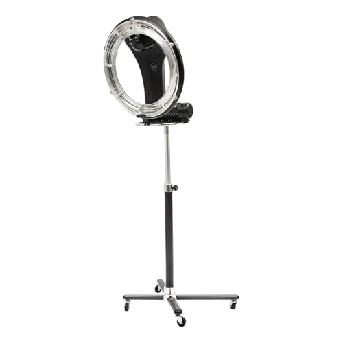 1300W Orbiting Infrared Stand Hair Dryer with Color Processor for Professional Salon and Spa Use