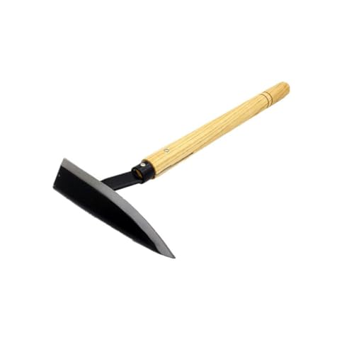 Azada de mano con mango de madera para jardín miniatura 6