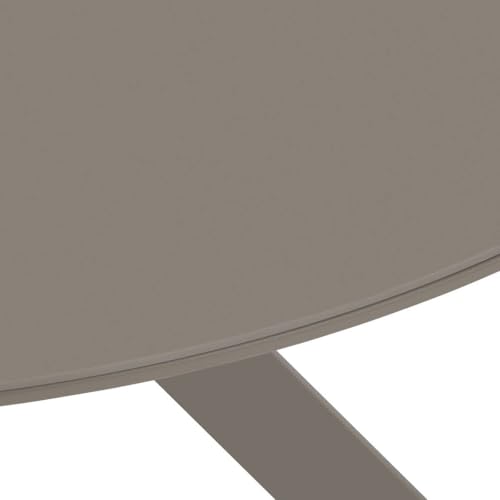 Table de jardin 6 places Oryon D130cm café Hespéride - vue 6