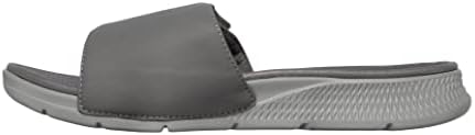 Skechers Men's Go Consistent Slide Sandals – Athletic Beach Shower Shoes with Foam Cushioning, Charcoal, 7 | Image 7