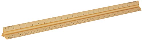 Image of Alumicolor Aluminum Architect Solid Drafting Scale, 12IN, Gold